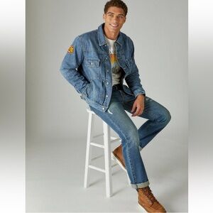 Lucky Brand X Yellowstone Men's Type 2 Pintuck Denim Jacket TV Show Size M
